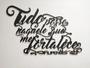 Imagem de Lettering Em Mdf Tudo Posso Naquele Que Me Fortalece 60X38Cm