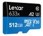 Imagem de Lexar Micro Sdxc A2 U3 100Mb/S 4K 512Gb