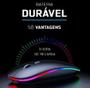 Imagem de Liberdade Personalizada: Mouse Sem Fio com Design Ergonômico e LED RGB