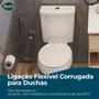 Imagem de Ligação Flexível Corrugada Para Duchas 2M Aço Inoxidavel