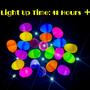 Imagem de Light Up Easter Eggs GiftExpress 50 unidades em cores variadas com LED