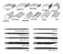 Imagem de Lima mecanica triangular bastarda 08" vonder - kit