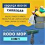 Imagem de Limpa Vidros Spray Com Reservatório E Esfregão 230ml 3 Em 1