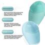 Imagem de Limpador Facial Elétrico de Silicone - Massageador com Vibração para Limpeza de Poros