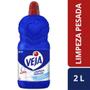 Imagem de Limpador Limpeza Pesada Com Álcool Original Veja Frasco 2L