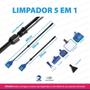 Imagem de Limpador Raspador Kit Manutenção 5 / 1 Redinha Pinça Aquario