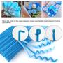 Imagem de Limpadores de cachimbo TOAOB - 100 unidades de 30cm, Hastes Chenille Azul Degradê