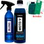 Imagem de Limpeza Moto Shampoo Cera Moto-v + Blend + Luva + Aplicador Vonixx