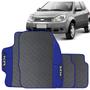 Imagem de Lindo jogo tapete 4 peças carro automotivo  na cor azul ford ka 2008 a 2010 todos emborracahdo ecologico