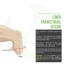 Imagem de Liner Transtibial Iceross Seal-In X Bege 23,5Cm I-4443 - Ossur