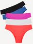 Imagem de Lingerie Calcinha Sem Custura Normal Tecido Leve 533