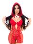 Imagem de Lingerie Chapeuzinho Vermelho Vestido Sex Completa Bojo