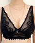 Imagem de Lingerie/ conjunto sutiã sem bojo com aro todo de renda