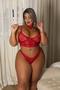 Imagem de Lingerie Cropped com calcinha em renda com aro Lucy Plus Size