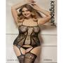 Imagem de Lingerie Sexy Body Queen Size Renda Decote e Transparencia