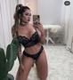 Imagem de Lingerie teodora preta calcinha semi fio  sutiã com bojo cor  - preta tamanho g