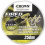 Imagem de Linha Crown Fiber Soft Amarela 0,43mm 37 lbs 250m