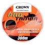 Imagem de Linha Crown Pro Tamba Soft Laranja Ideal Para Pesqueiros 0,37mm 27 Lb  300m