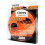 Imagem de Linha Crown Pro Tamba Soft Laranja Ideal Para Pesqueiros 0,37mm 27 Lb  300m