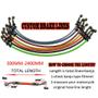 Imagem de Linha de freio para motocicleta SENYAZON Triple Protection 10mm 300mm-2400mm