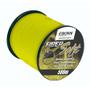 Imagem de Linha de Pesca Crown Fiber Soft Monofilamento Amarelo 0,52mm 52Lbs 500m