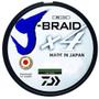 Imagem de Linha de Pesca Daiwa J-Braid x4 Multifilamento 4 Fios Trançados Dark Green 0,29mm 40lb 270m