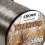 Imagem de Linha de pesca monofilamento crown titanium 0,37mm 500m 25lb