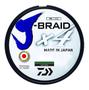 Imagem de Linha de Pesca Multifilamento Daiwa J-Braid X4U - 20lbs - 0.21mm - 135m - Verde