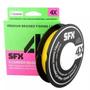 Imagem de Linha De Pesca Multifilamento Sufix SFX Braid 4X PE 1.2 0,185mm 22lb-10kg Carretel C/135m Amarelo