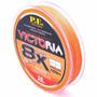 Imagem de Linha de Pesca Multifilamento Victoria 8 fios 150m Orange 0.40mm 60Lbs