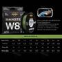 Imagem de Linha de Pesca Trançada Seaknight W8 II - 8 Fios, Grande Ângulo, Água Doce e Salgada