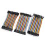 Imagem de Linha dupont 10cm 20cm 30cm macho fêmea jumper fio dupont cabo para arduino kit diy