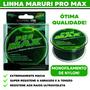 Imagem de Linha Monofilamento Pesca Maruri Pro Max Verde Super Soft Resistente