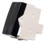 Imagem de Linha Sleek Ebony Preto Interruptor Duplo Simples 10a 250v