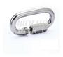 Imagem de Link Oval 4mm Aço Inox Rosqueável Com Trava Carga Max 510kg
