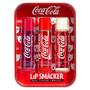 Imagem de Lip Balm Lip Smacker Trio hidratante da coleção Coca Cola