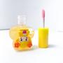 Imagem de Lip gloss glitter formato borboleta infantil com bonequinha brilhante