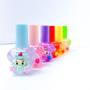 Imagem de Lip gloss glitter formato borboleta infantil com bonequinha hidratante