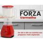 Imagem de Liquidificador Agrato Forza 850w Jarra 1,5l 127v vermelho