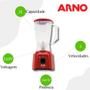 Imagem de Liquidificador Arno LQ34 Power Mix 700W Vermelho - 110V