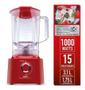 Imagem de Liquidificador Arno Power Max 1000W Vermelho 3,1L LN59