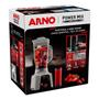 Imagem de Liquidificador Arno Power Mix LQ31 Copo SAN Cristal 5 Velocidades + Pulsar 550W Cinza 110V