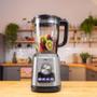 Imagem de Liquidificador com Copo de Vidro WAP WB2000 2L 1000W Velocidade Variável Preto/Cinza 220V