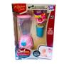 Imagem de Liquidificador de Brinquedo Rosa Com Copo Azul Mais Caixinha de Suco de brinquedo Chefs Kids