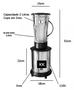 Imagem de Liquidificador Industrial 2 Litros Alta Rotação 220V  2 copo 1,1 e 1,5