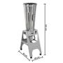 Imagem de Liquidificador Industrial 25 Litros Metvisa Basculante 1,5CV 110V - LQB25