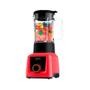 Imagem de Liquidificador mallory taurus glass 1300w copo de vidro 2,3l vermelho - 220v