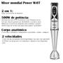 Imagem de Liquidificador Mixer Mondial, Power Premium, Preto/Inox, 500W - M-07- 220V