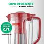 Imagem de Liquidificador Mondial L-900 Turbo com Filtro - Copo de Acrílico, 5 Velocidades + Pulsar, 900W, Vermelho