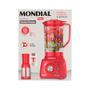 Imagem de Liquidificador Mondial Turbo Power L-99 FR Vermelho - 220V